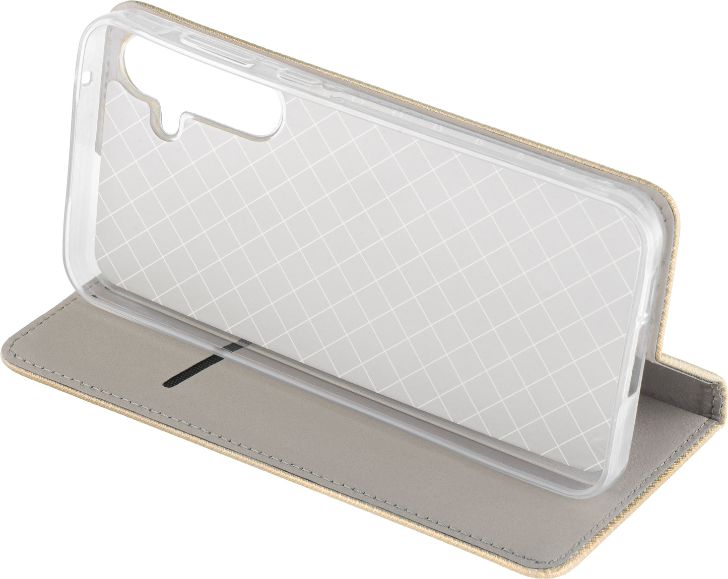 Custodia per Samsung Galaxy A16 5G A166 / A16 4G A165, OEM, Smart Magnet, Dorata