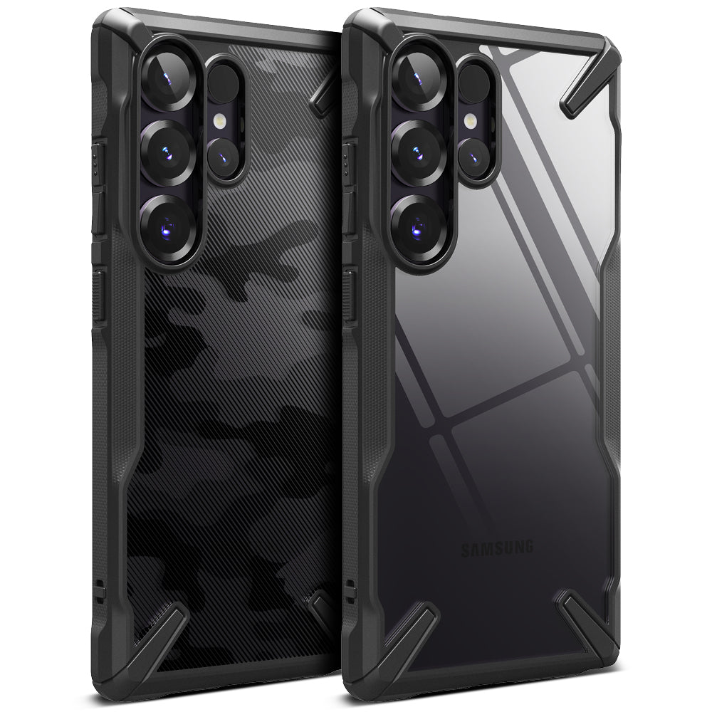 Custodia per Samsung Galaxy S25 Ultra S938, Ringke, Fusion X, Nera
