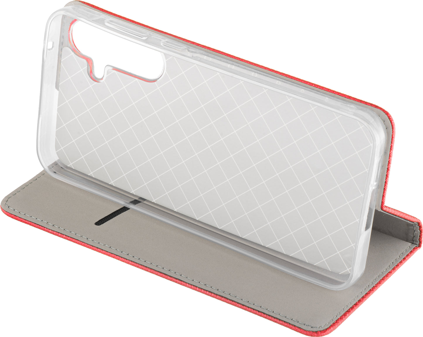 Custodia per Samsung Galaxy A57 5G, OEM, Smart Magnet, Rossa