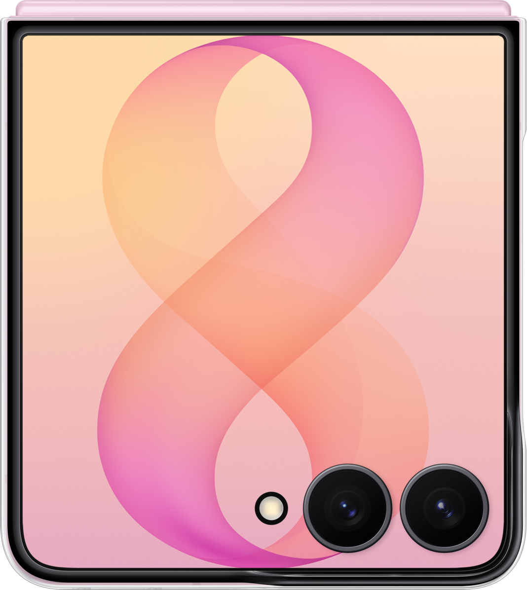 Custodia per Samsung Galaxy Z Flip8 F776, Clear Case, Trasparente EF-QF776CTEGWW