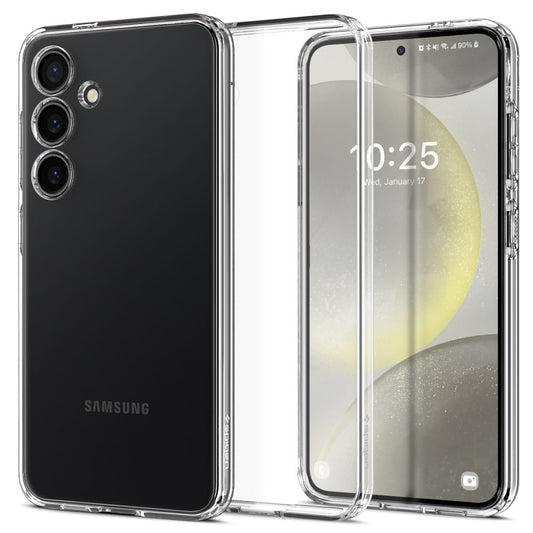 Custodia per Samsung Galaxy S24 S921, Spigen, a cristalli liquidi, trasparente