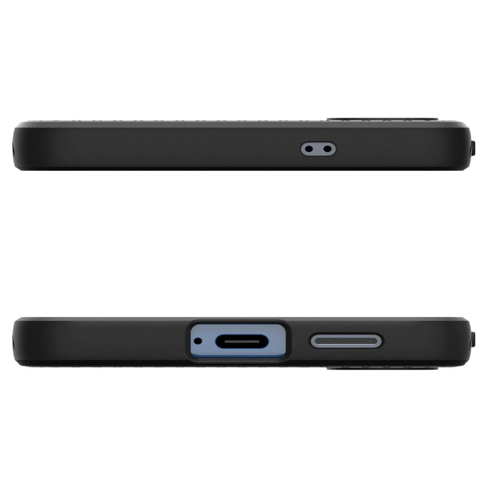 Custodia per Samsung Galaxy S25+ S936, Spigen, Liquid Air, Nera ACS08979