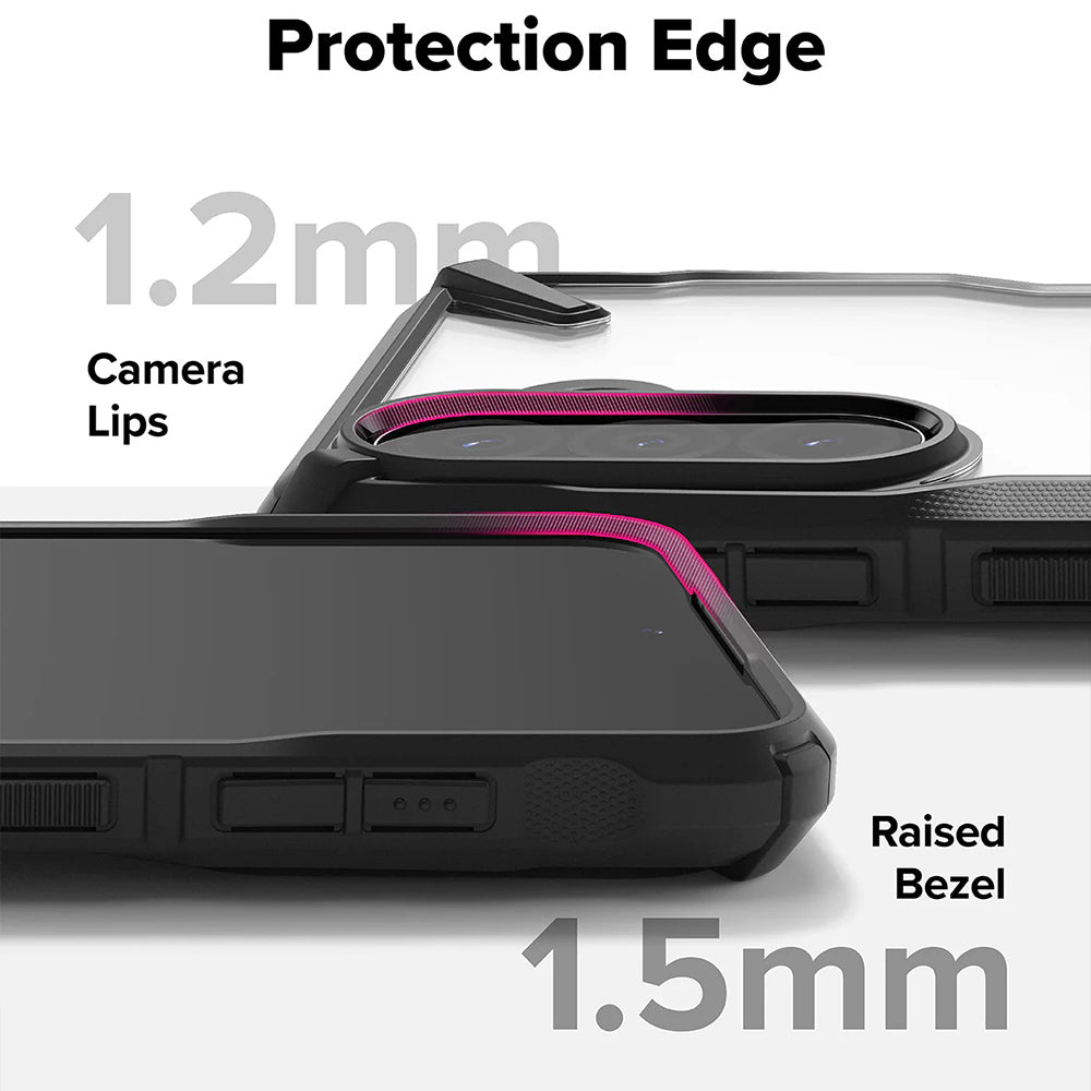 Custodia per Samsung Galaxy A56 A566 / A36 A366, Ringke, Fusion X, Nera