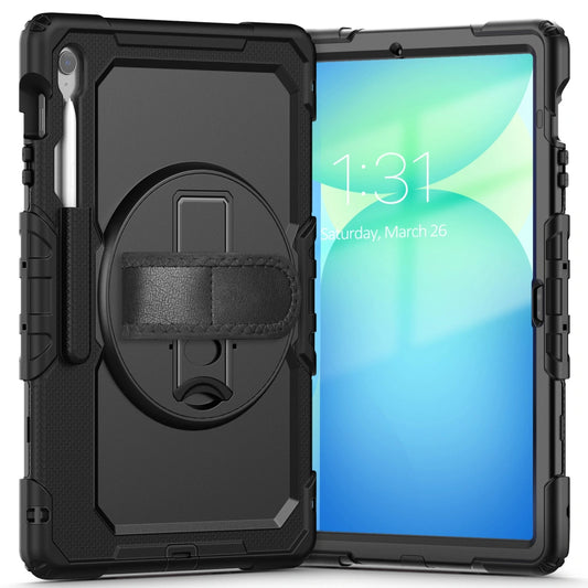 Custodia per Samsung Galaxy Tab S10 FE+, Tech-Protect, Solid, Nera