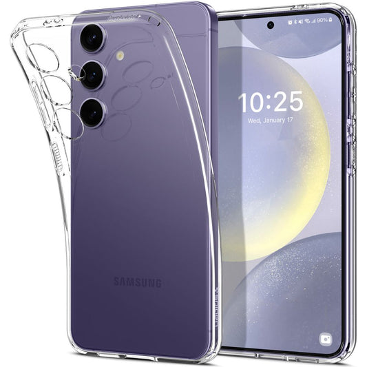Custodia per Samsung Galaxy S24 S921, Spigen, a cristalli liquidi, trasparente