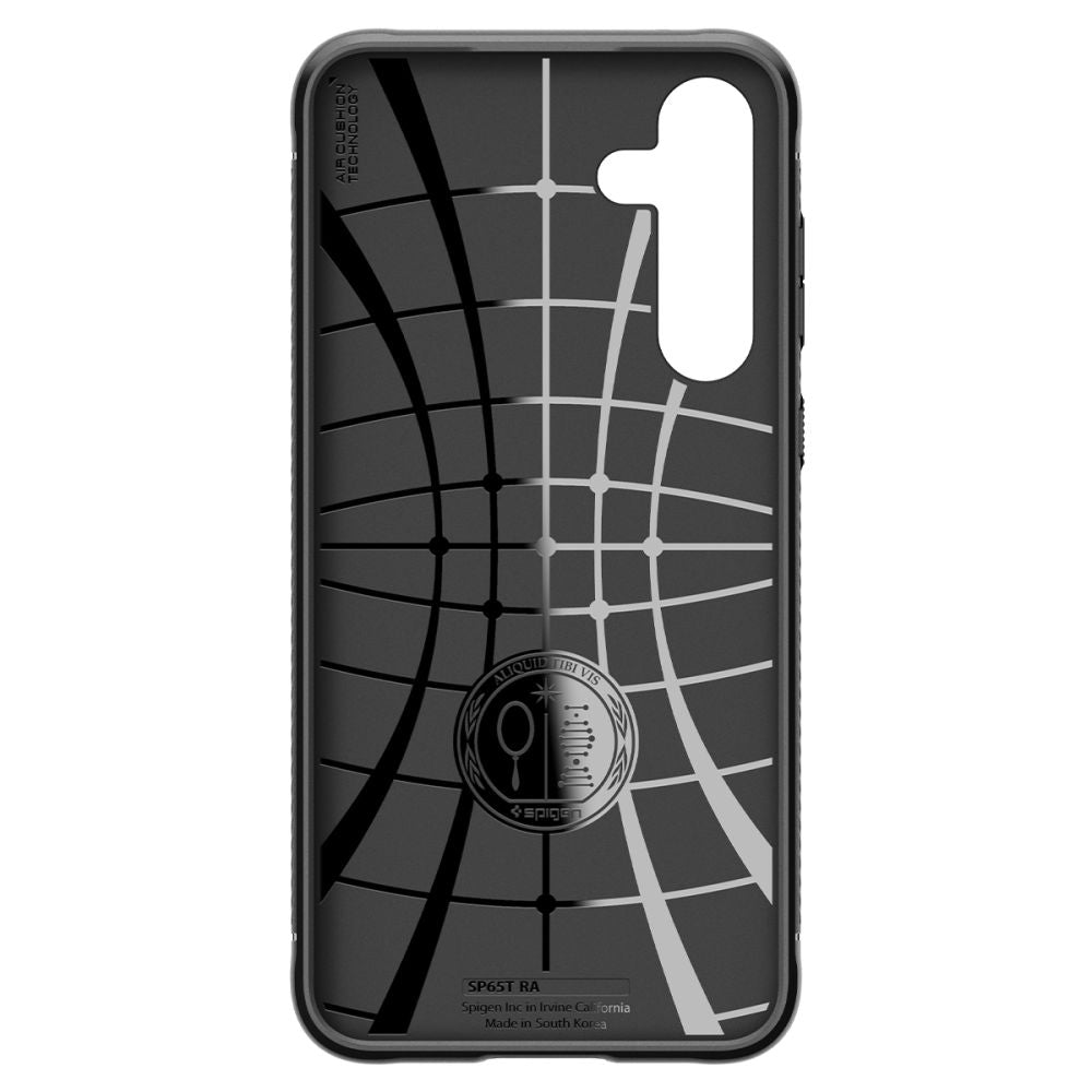 Custodia per Samsung Galaxy A55 5G A556, Spigen, Rugged Armour, Nero ACS07500