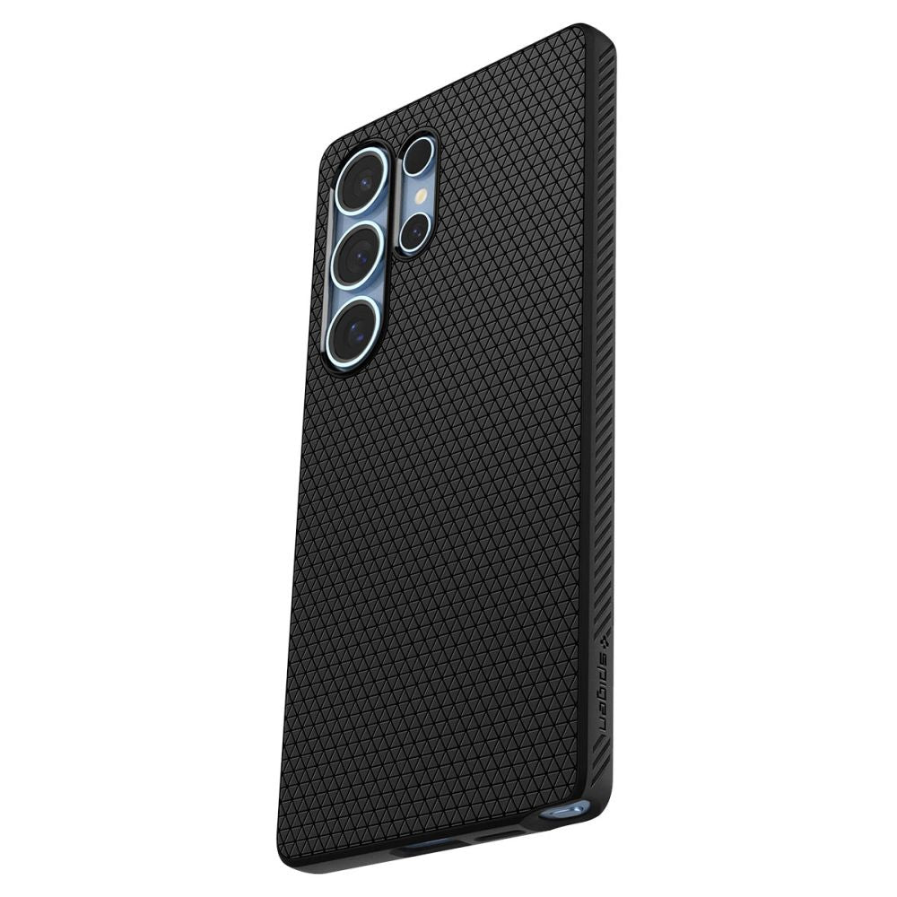 Custodia per Samsung Galaxy S25 Ultra S938, Spigen, Liquid Air, Nera ACS08953