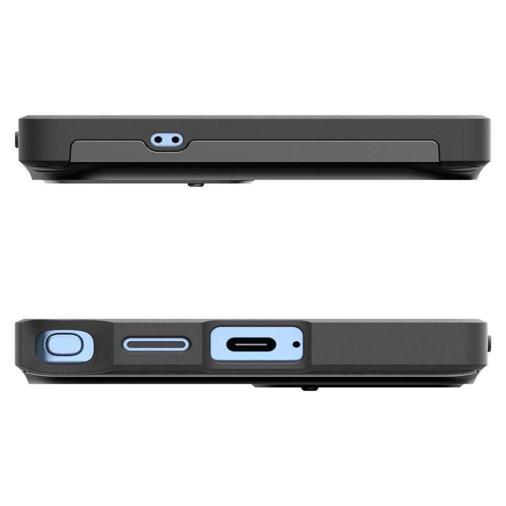 Custodia per Samsung Galaxy S25 Ultra S938, Spigen, OPTIK ARMOR, Nera ACS08969