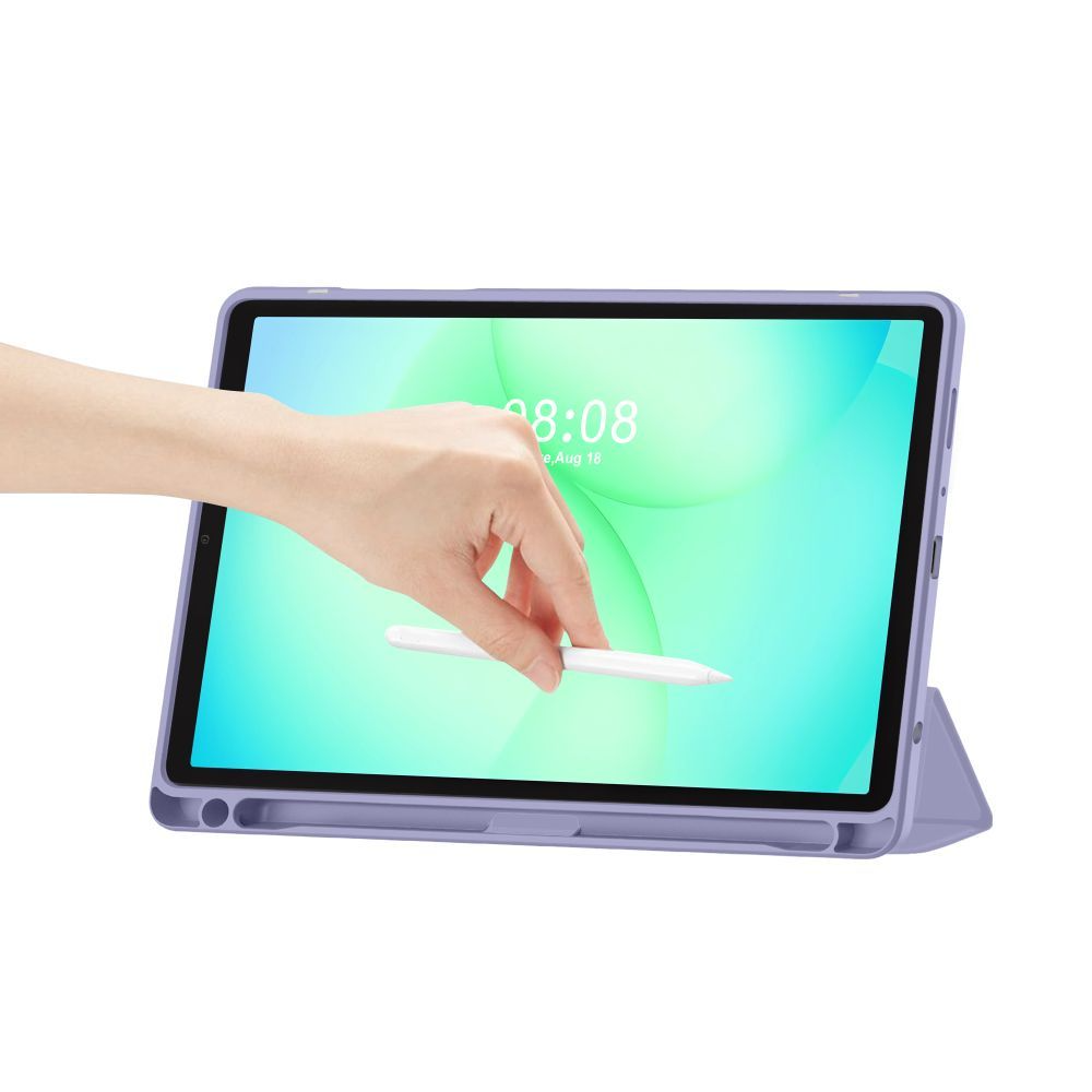 Custodia per Samsung Galaxy Tab A11 / Tab A9, Tech-Protect, SC PEN Hybrid, Viola