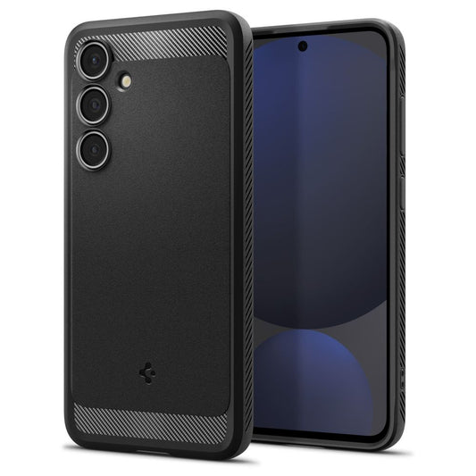 Custodia per Samsung Galaxy S24 FE S721, Spigen, Rugged Armour, nera ACS08578