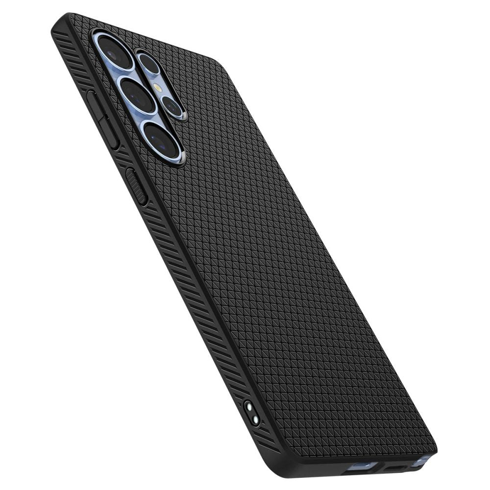 Custodia per Samsung Galaxy S25 Ultra S938, Spigen, Liquid Air, Nera ACS08953