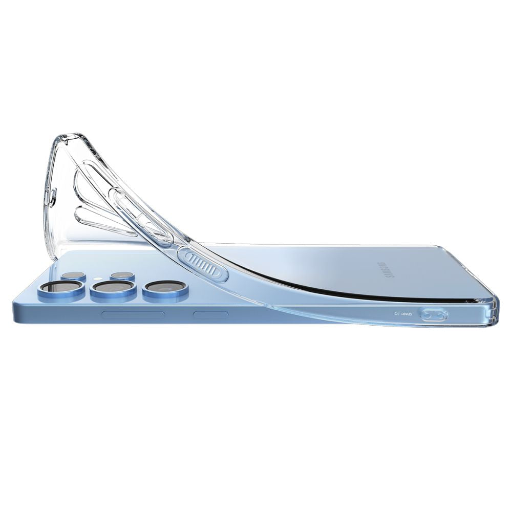 Custodia per Samsung Galaxy S25 Ultra S938, Spigen, Liquid Crystal, Trasparente ACS08948