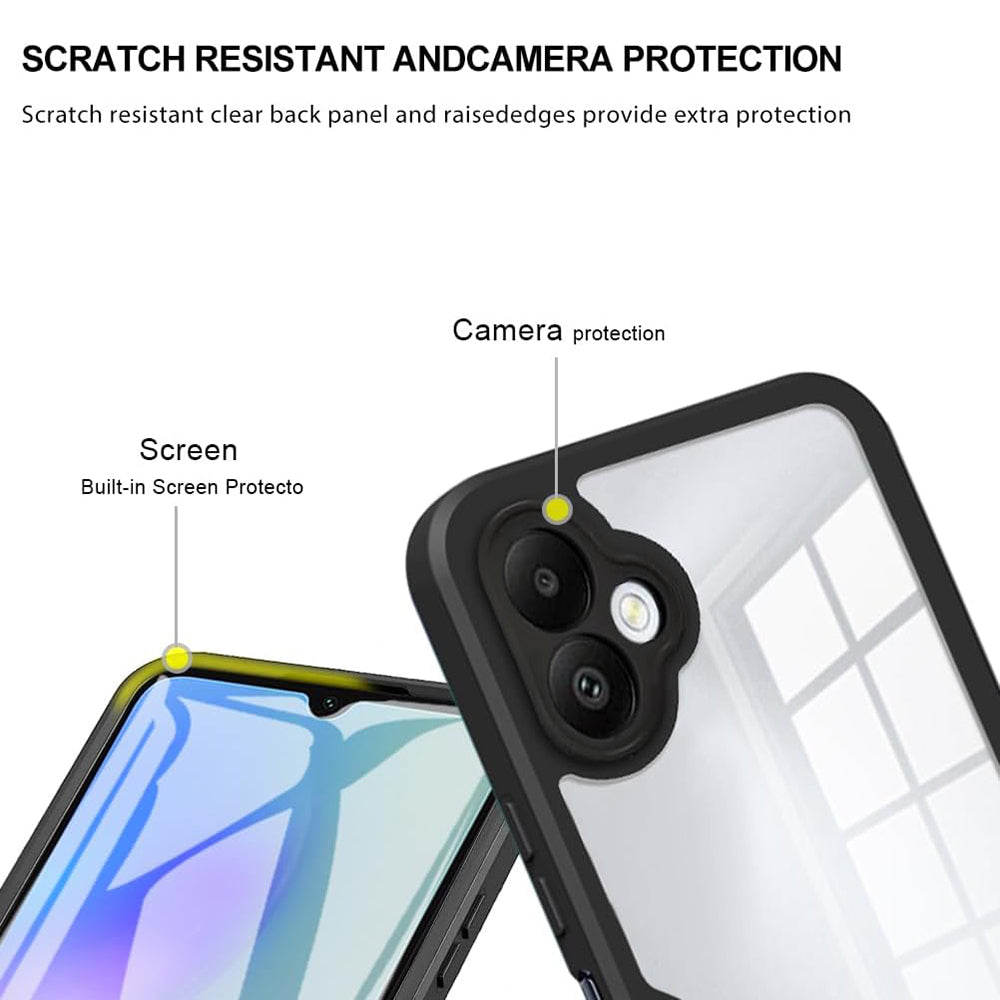 Custodia per Samsung Galaxy A05 A055, Techsuit, ColorVerse 360, Rosa