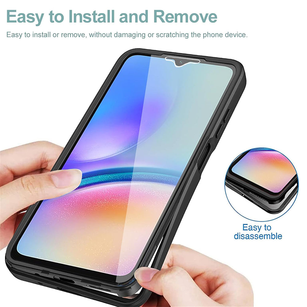 Custodia per Samsung Galaxy A05s A057, Techsuit, ColorVerse 360, Rosa