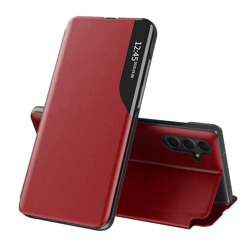 Custodia per Samsung Galaxy A05s A057, Techsuit, eFold, Rossa