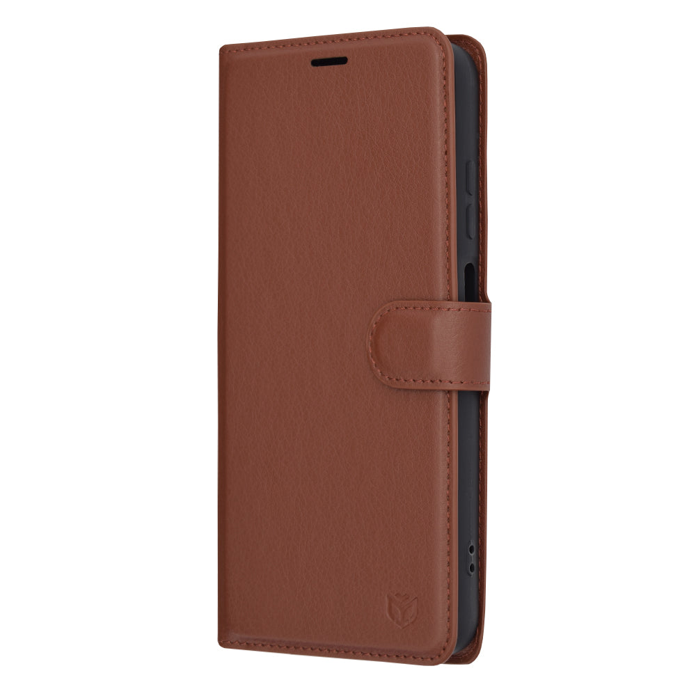 Custodia per Samsung Galaxy A05s A057, Techsuit, Leather Folio, Marrone