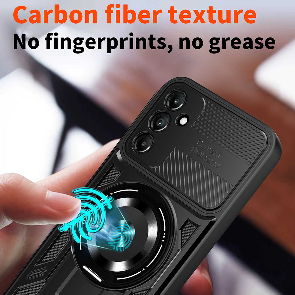 Custodia per Samsung Galaxy A05s A057, Techsuit, RuggedCam, Blu