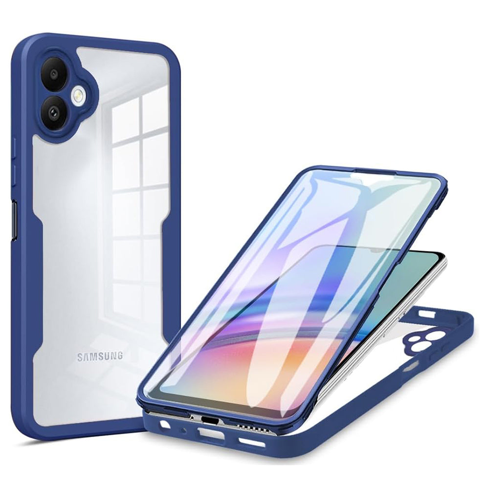Custodia per Samsung Galaxy A06 A065, Techsuit, ColorVerse 360, Blu