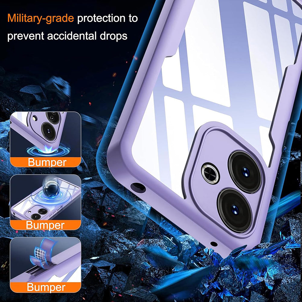 Custodia per Samsung Galaxy A06 A065, Techsuit, ColorVerse 360, Blu