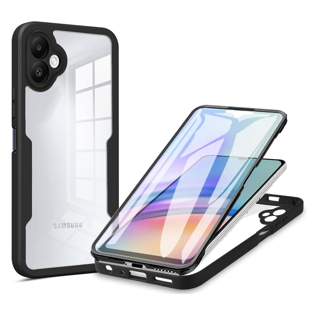 Custodia per Samsung Galaxy A06 A065, Techsuit, ColorVerse 360, Nera