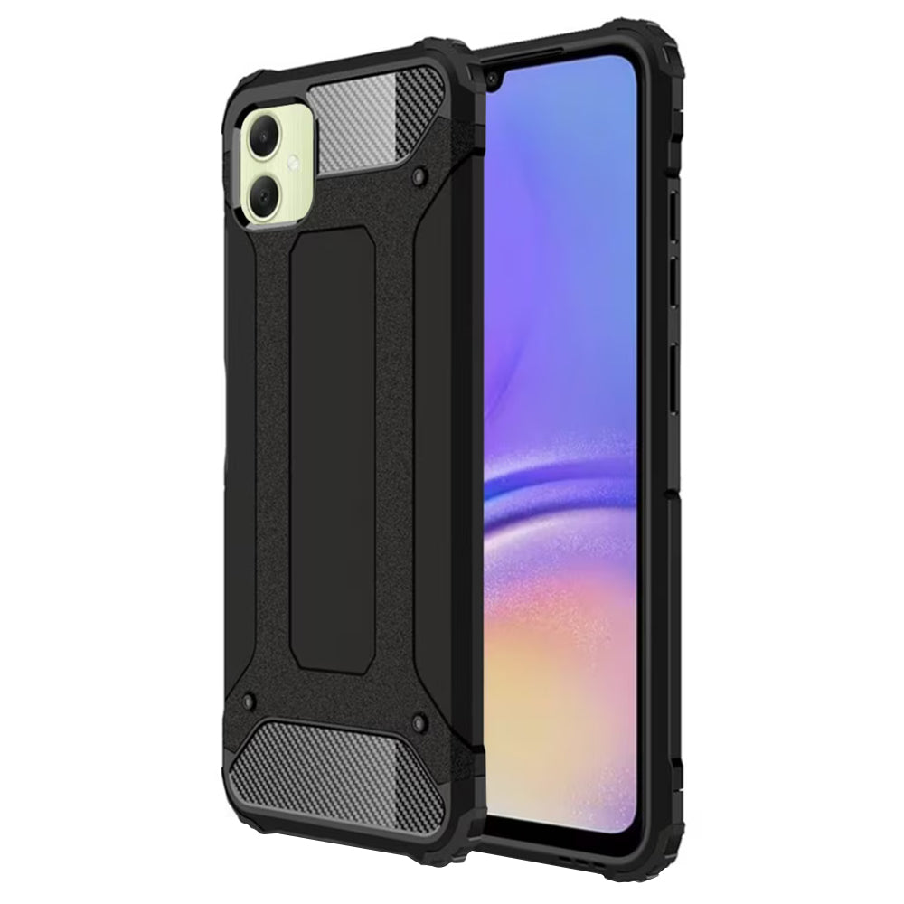 Custodia per Samsung Galaxy A06 A065, Techsuit, Hybrid Armor, Nera