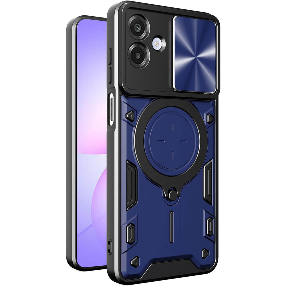 Custodia per Samsung Galaxy A07 4G A075, Techsuit, CamGuard Pro, Blu