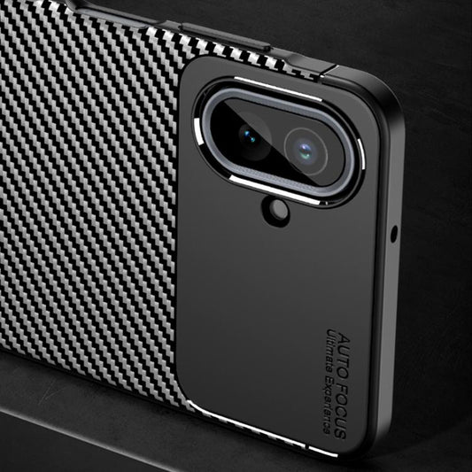 Custodia per Samsung Galaxy A07 4G A075, Techsuit, CarbonFiber, Nera