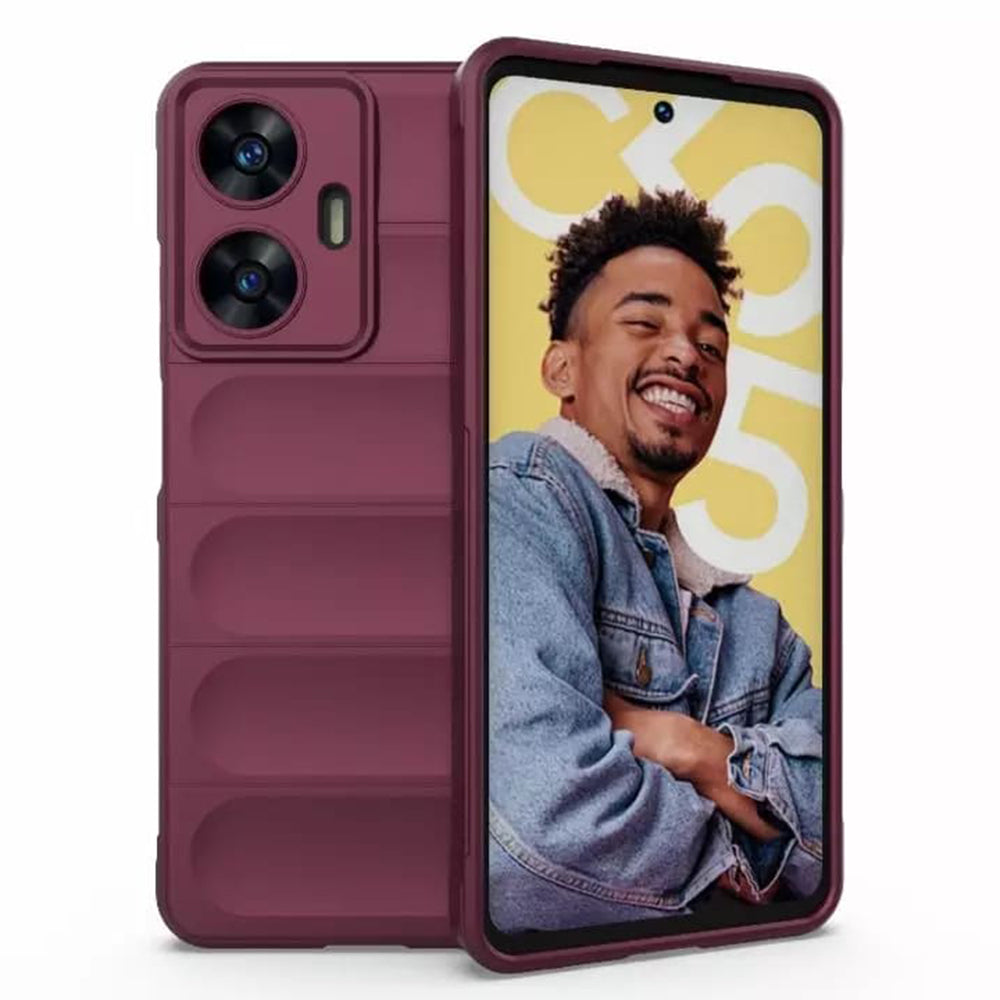 Custodia per Samsung Galaxy A07 4G A075, Techsuit, Magic Shield, Vinaccia