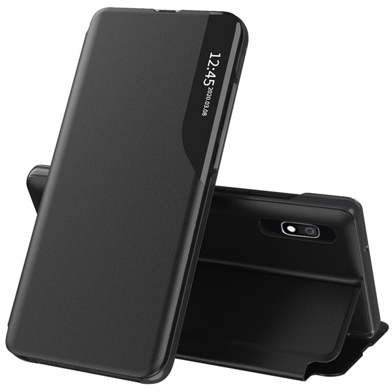 Custodia per Samsung Galaxy A10 A105 / M10 M105, Techsuit, eFold, Nera