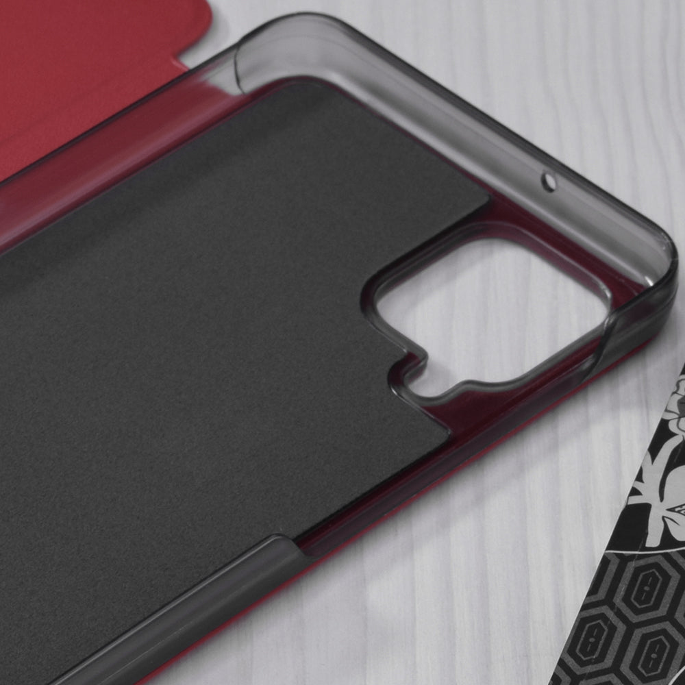 Custodia per Samsung Galaxy A12 Nacho A127 / A12 A125, Techsuit, eFold, Rossa