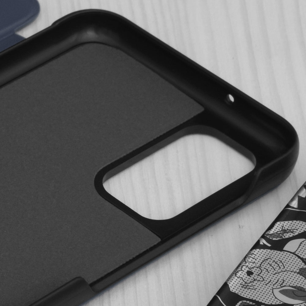 Custodia per Samsung Galaxy A13 A135, Techsuit, eFold, Blu Scuro