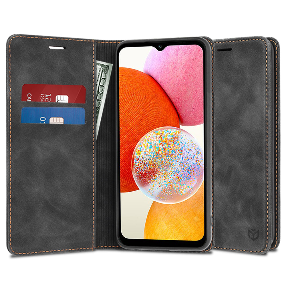 Custodia per Samsung Galaxy A14 A145 / A14 5G A146, Techsuit, Confy, Nera