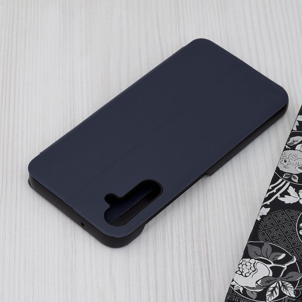Custodia per Samsung Galaxy A14 A145 / A14 5G A146, Techsuit, eFold, Blu Scuro