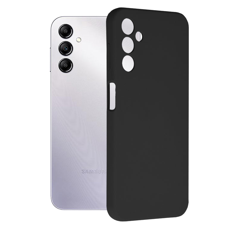 Custodia per Samsung Galaxy A14 A145 / A14 5G A146, Techsuit, Soft Edge, Nera