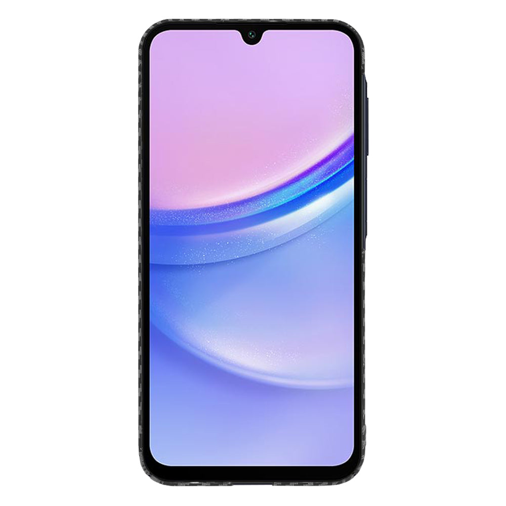 Custodia per Samsung Galaxy A15 5G A156 / A15 A155, Techsuit, Carbonite FiberShell, Nera