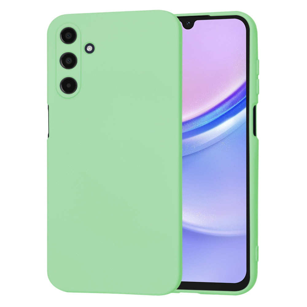 Custodia per Samsung Galaxy A15 5G A156 / A15 A155, Techsuit, SoftFlex, Verde Chiaro