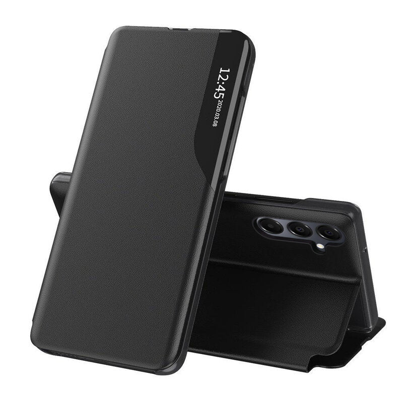 Custodia per Samsung Galaxy A16 5G A166 / A16 4G A165, Techsuit, eFold, Nera