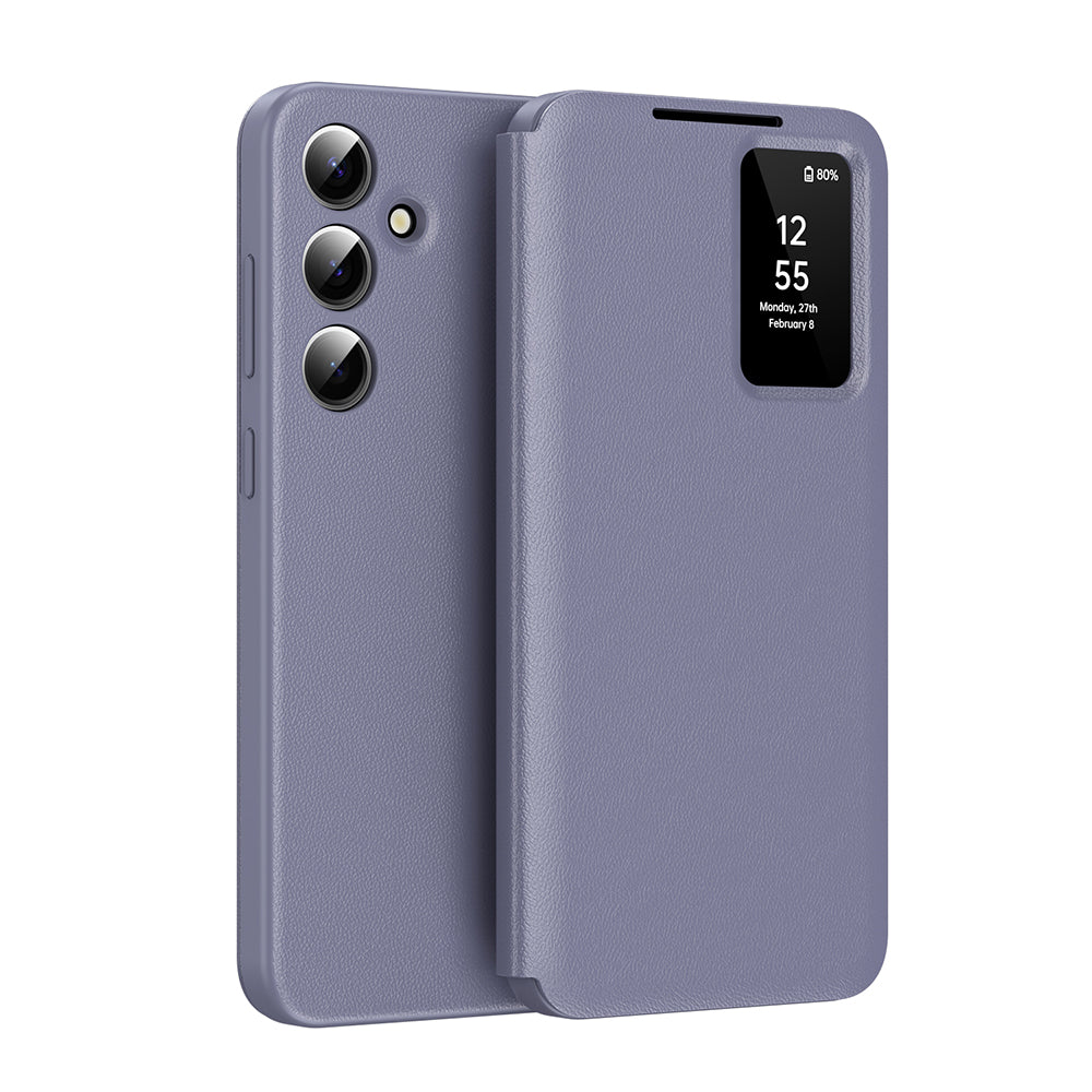Custodia per Samsung Galaxy A16 5G A166 / A16 4G A165, Techsuit, SmartView, Viola
