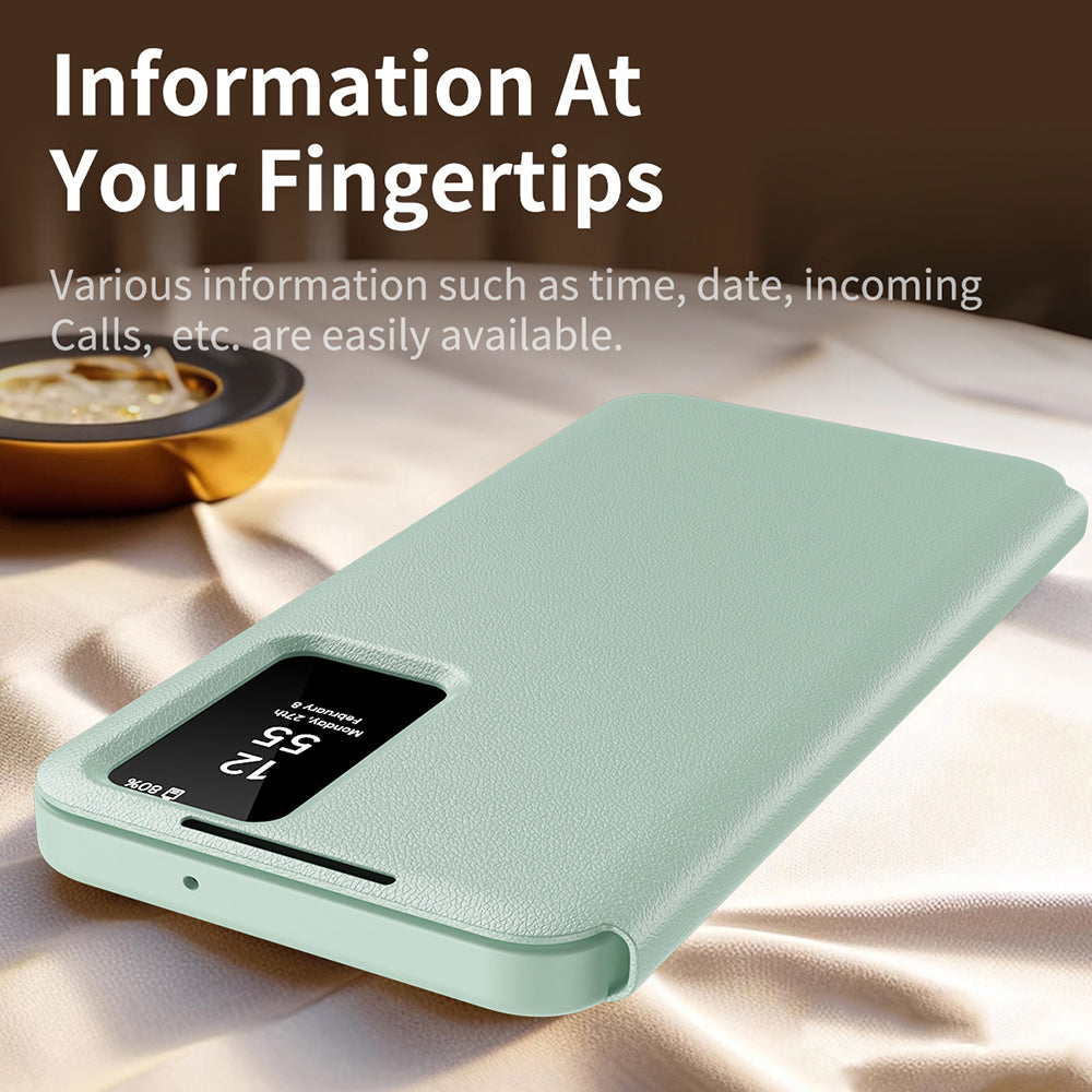 Case for Samsung Galaxy A16 5G A166 / A16 4G A165, Techsuit, SmartView, Green