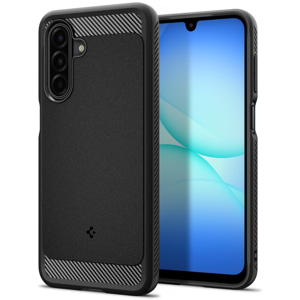 Custodia per Samsung Galaxy A17 4G / A17 5G, Spigen, Rugged Armor, Nera ACS09844