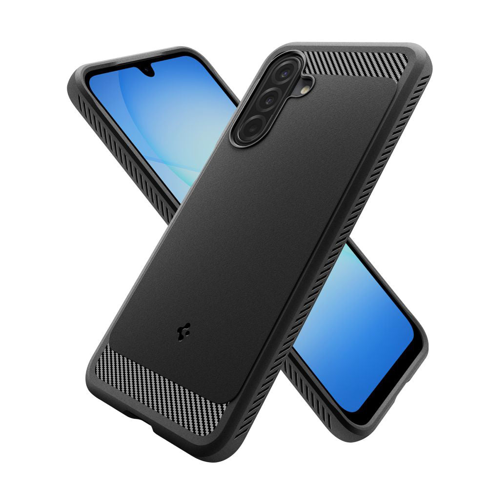 Custodia per Samsung Galaxy A17 4G / A17 5G, Spigen, Rugged Armor, Nera ACS09844