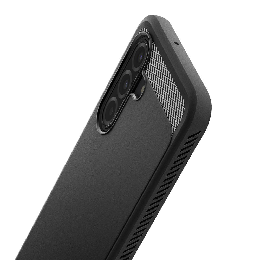 Custodia per Samsung Galaxy A17 4G / A17 5G, Spigen, Rugged Armor, Nera ACS09844