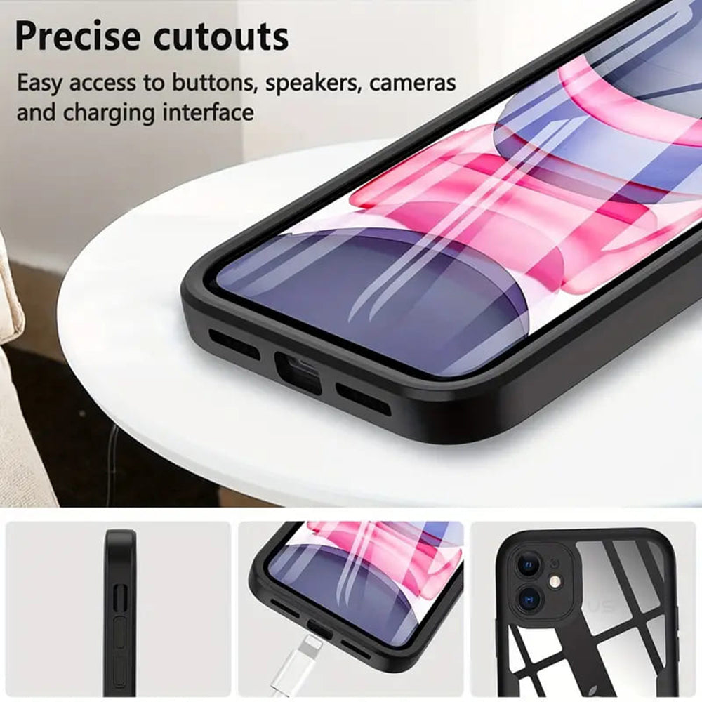Custodia per Samsung Galaxy A17 5G / A16 5G A166 / A16 4G A165, Techsuit, ColorVerse 360, Nera
