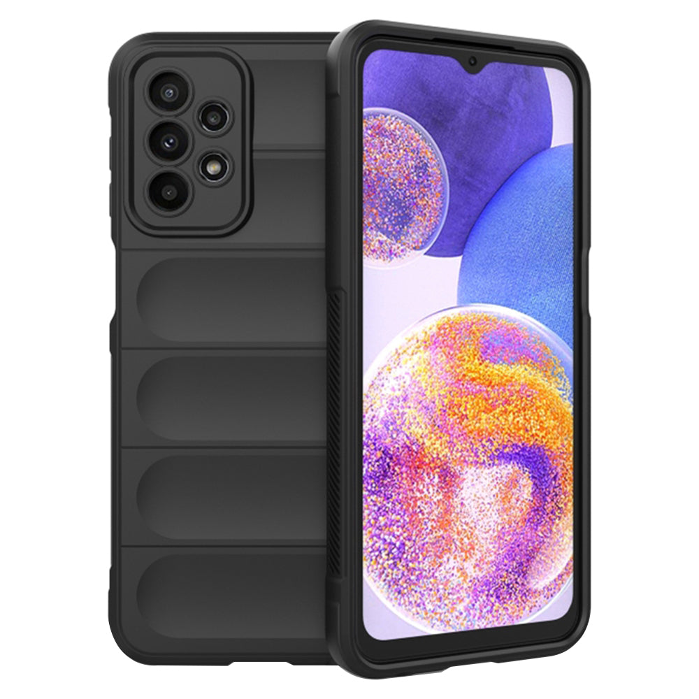 Custodia per Samsung Galaxy A23 5G A236 / A23 A235, Techsuit, Magic Shield, Nera