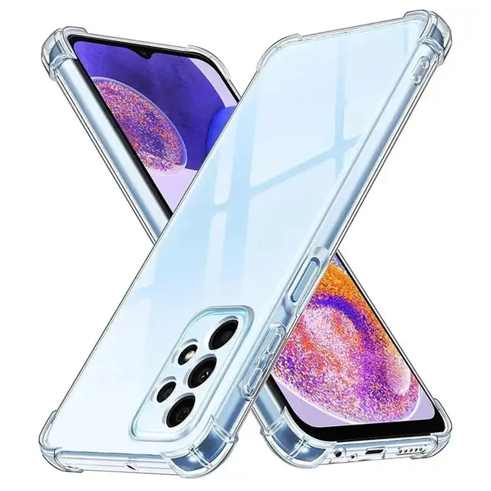 Custodia per Samsung Galaxy A23 5G A236 / A23 A235, Techsuit, Shockproof Clear, Trasparente