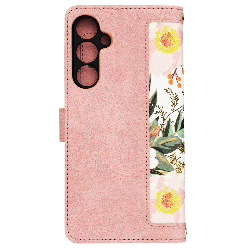 Custodia per Samsung Galaxy A25 A256, Techsuit, FlipCraft, Rosa