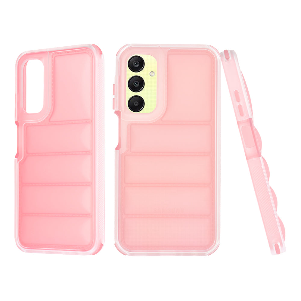 Custodia per Samsung Galaxy A25 A256, Techsuit, Wave Shield, Rosa
