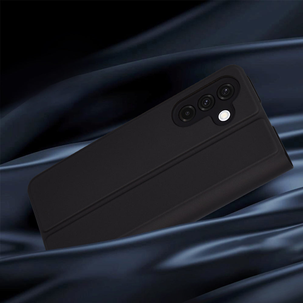Custodia per Samsung Galaxy A26 A266, Techsuit, Magskin Book, Nera