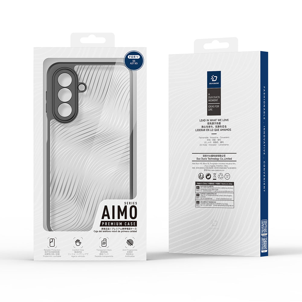 Custodia per Samsung Galaxy A27 5G, DUX DUCIS, Aimo, Nera