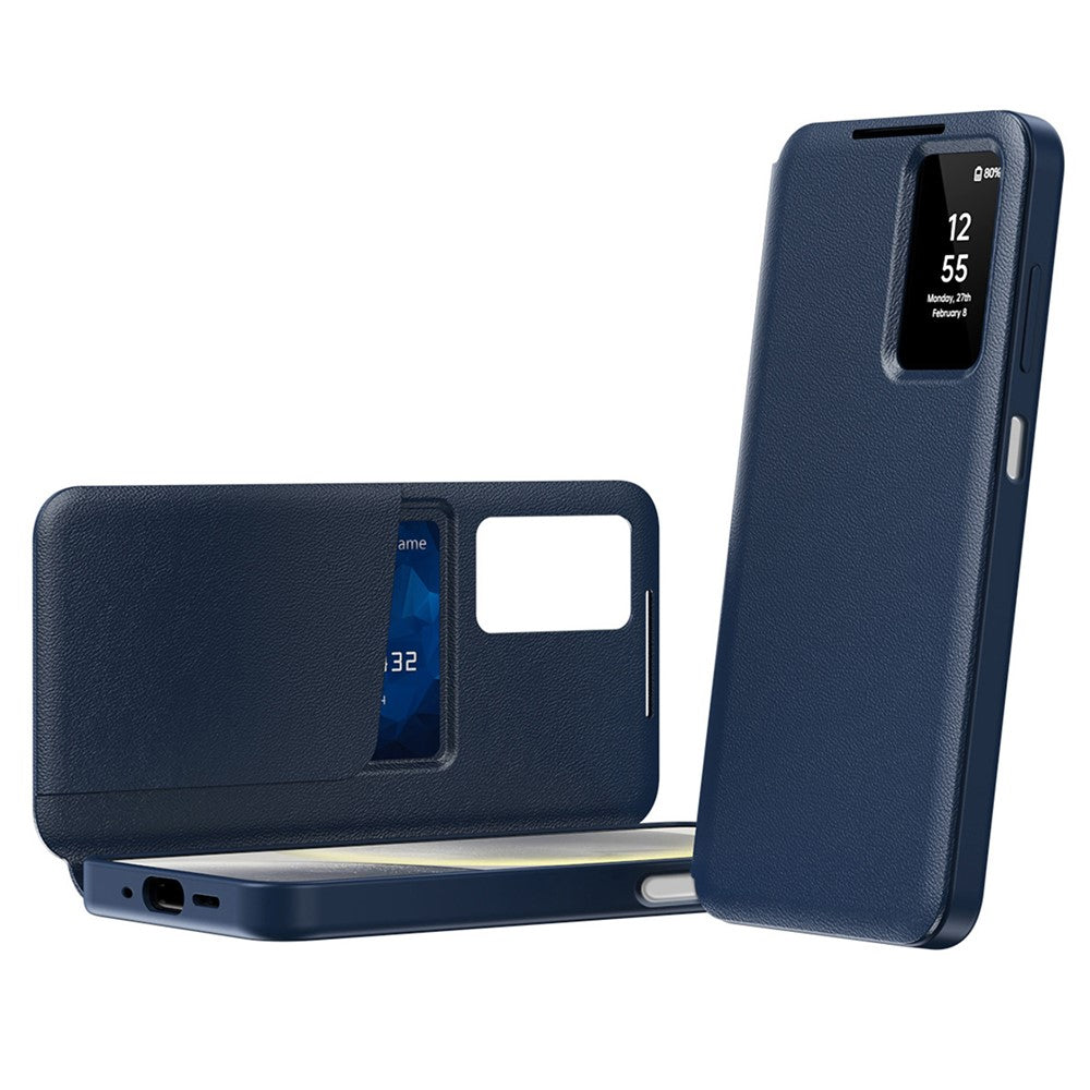 Custodia per Samsung Galaxy A27 5G, Techsuit, SmartView, Blu